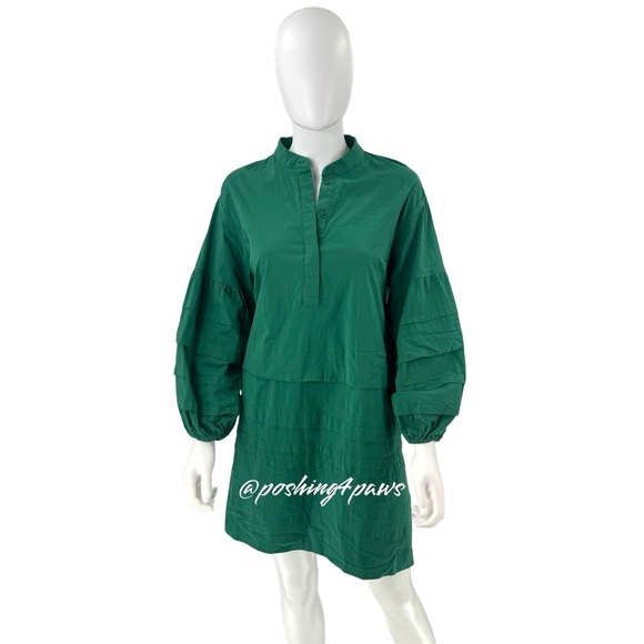 Pomander Place | New Palm Green Chelsea Mini Dress Size L - Picture 4 of 11